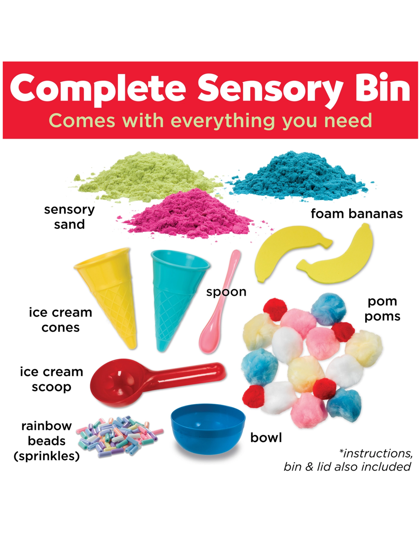Faber-Castell Sensory Bin Ice Cream Shop