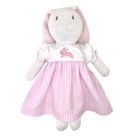Petit Ami Knit Bunny with Pink Bunny Dress