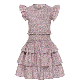 Pleat Claire Dress Petals
