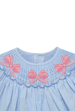Baby Sen Blue Georgette Little Miss Bows Bloomer Set