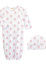 Baby Club Chic BCS26 Converter Gown /Hat Sweet Pink Bows