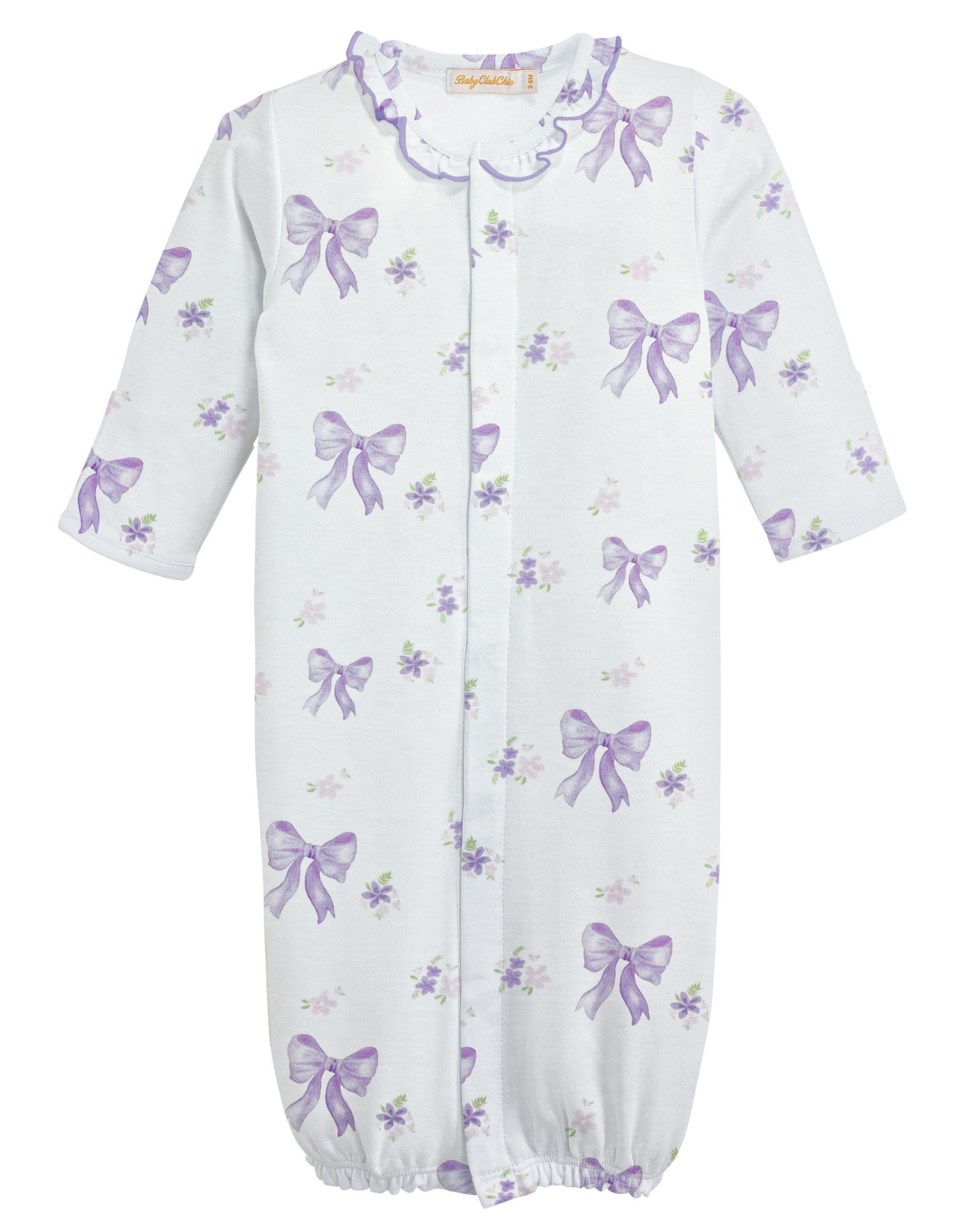 Baby Club Chic BCS26 Converter Gown Lavender Bows