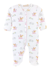 Baby Club Chic BCS26 Noah Ark Zip Footie PINK