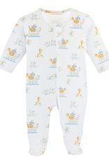 Baby Club Chic BCS26 Noah Ark Zip Footie BLUE