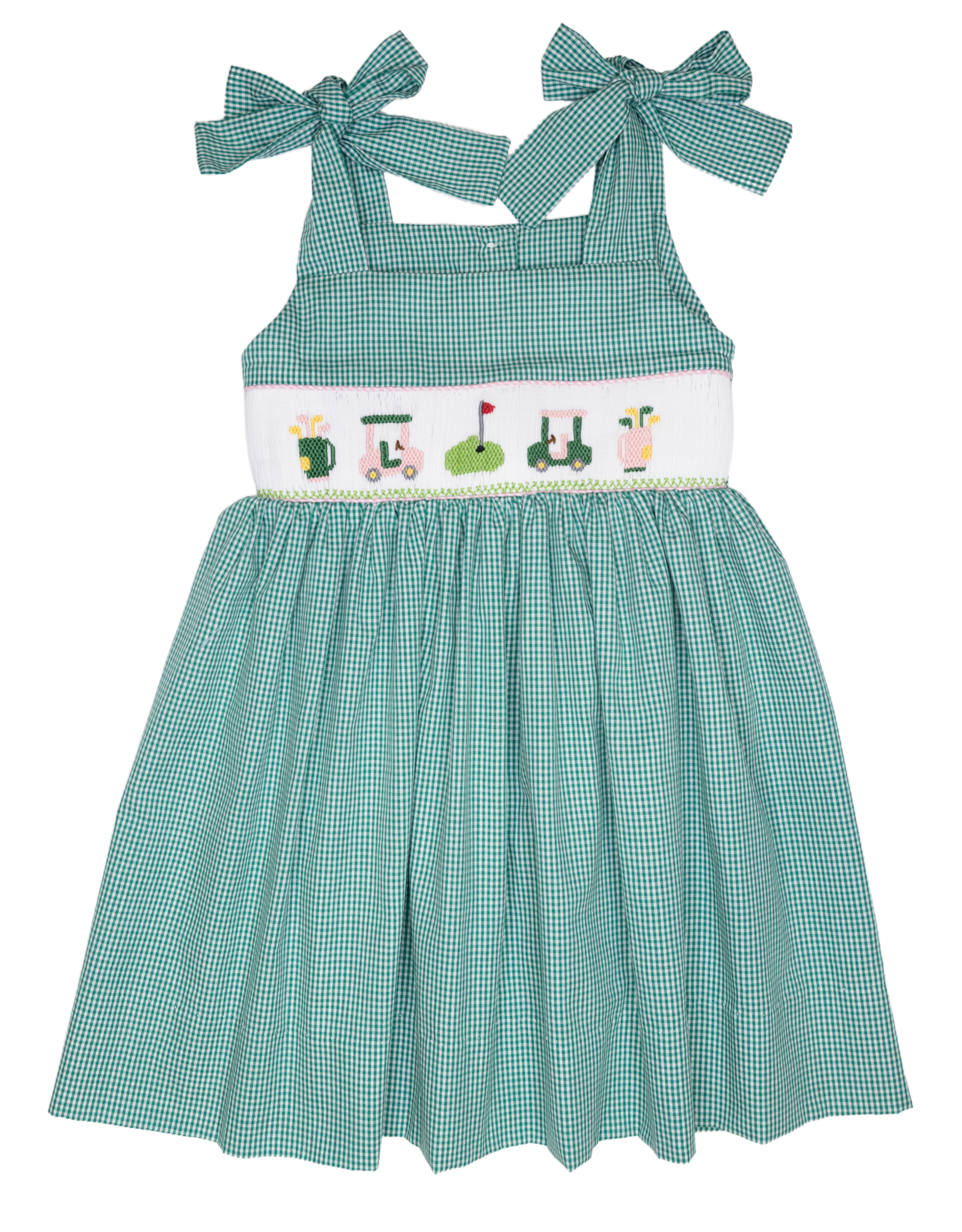 Lulu Bebe LBS26 Jackie Golf Smocked Dress