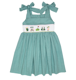 Lulu Bebe Jackie Golf Smocked Dress