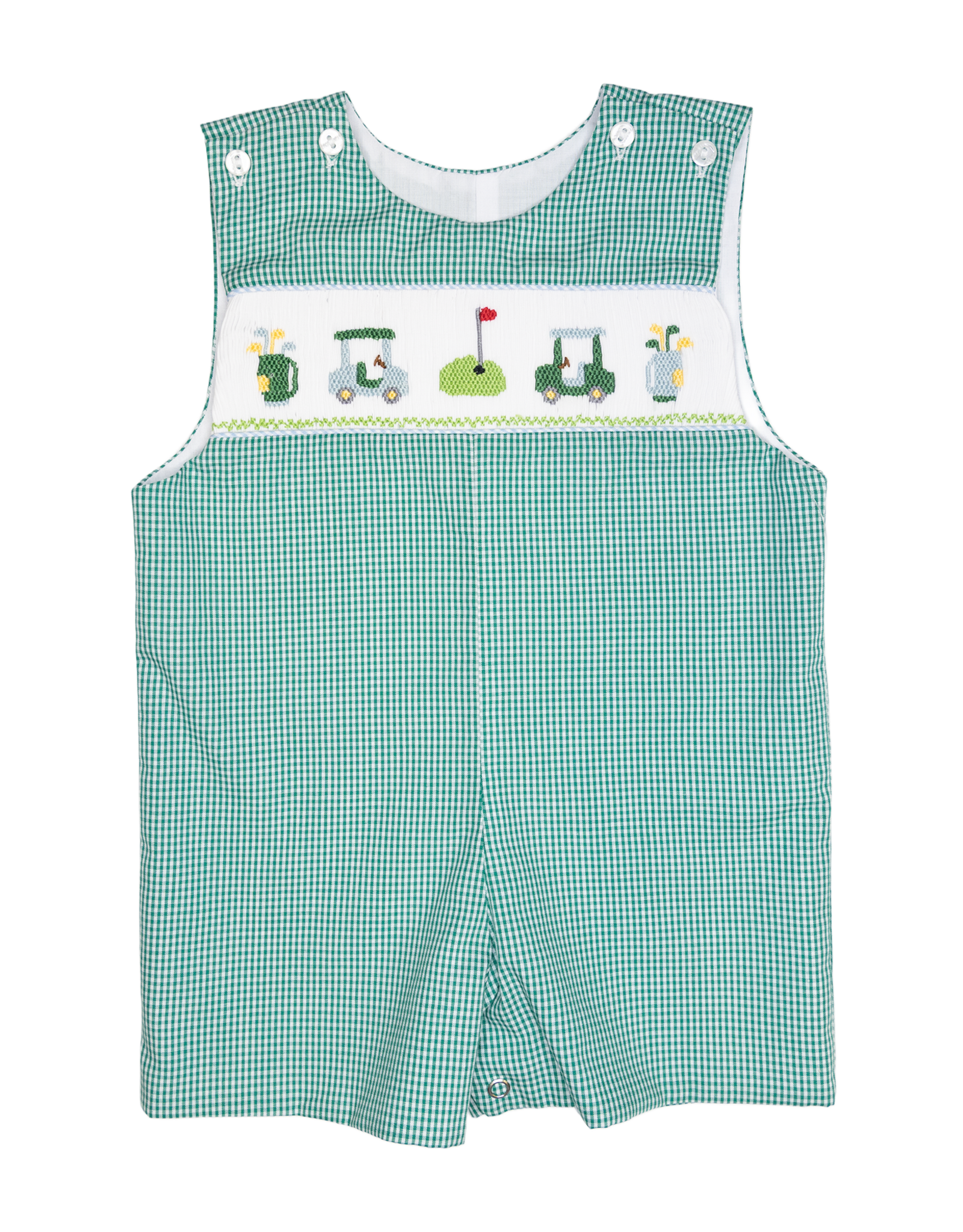 Lulu Bebe LBS26 Pete Golf Smocked Shortall