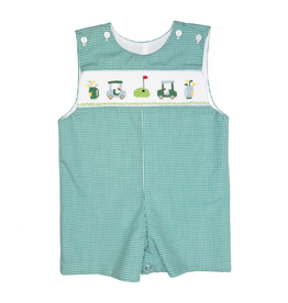Lulu Bebe Pete Golf Smocked Shortall