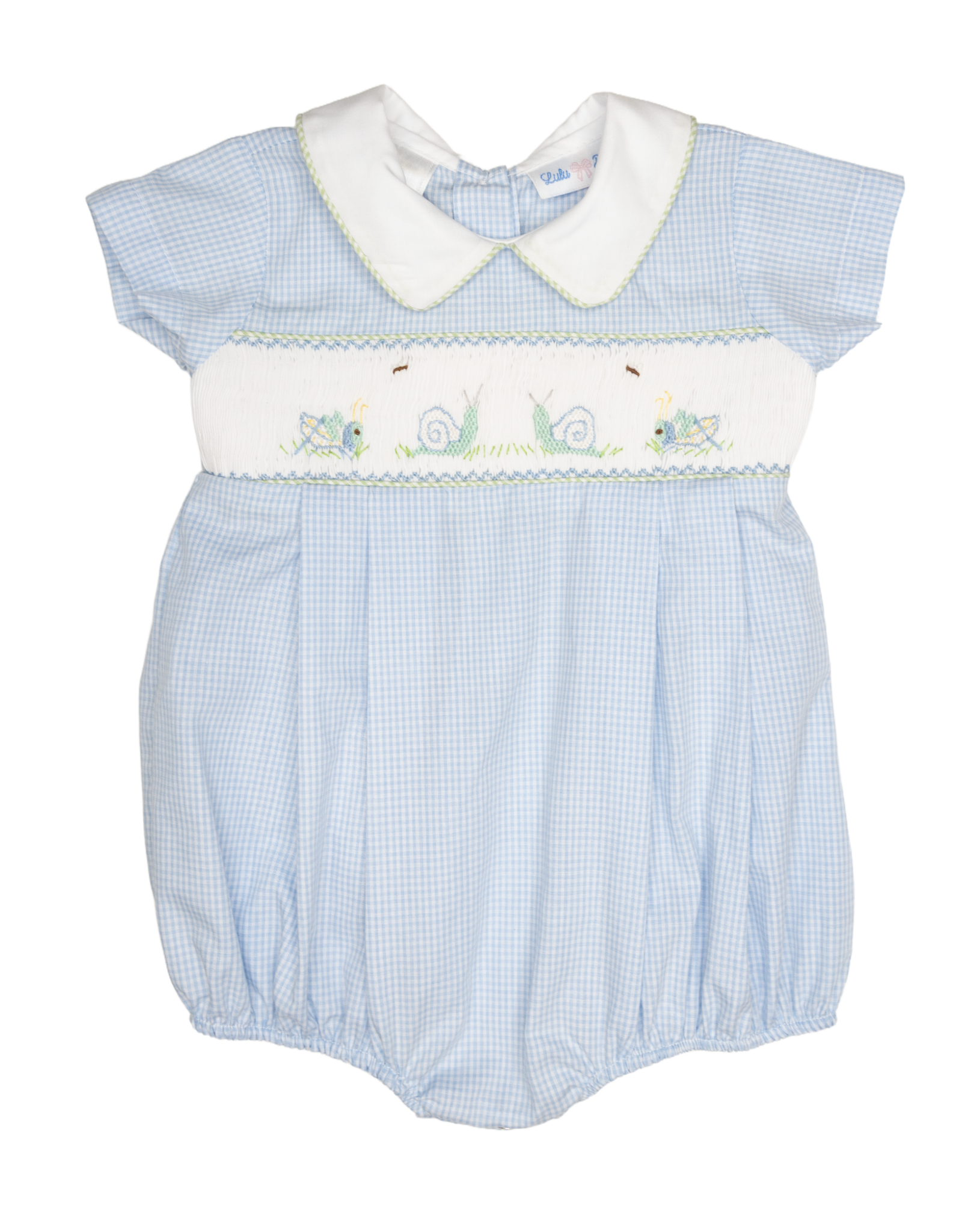 Lulu Bebe LBS26 Blake Smocked Snail Bubble