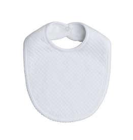 Miocotton Baby Bib WHITE