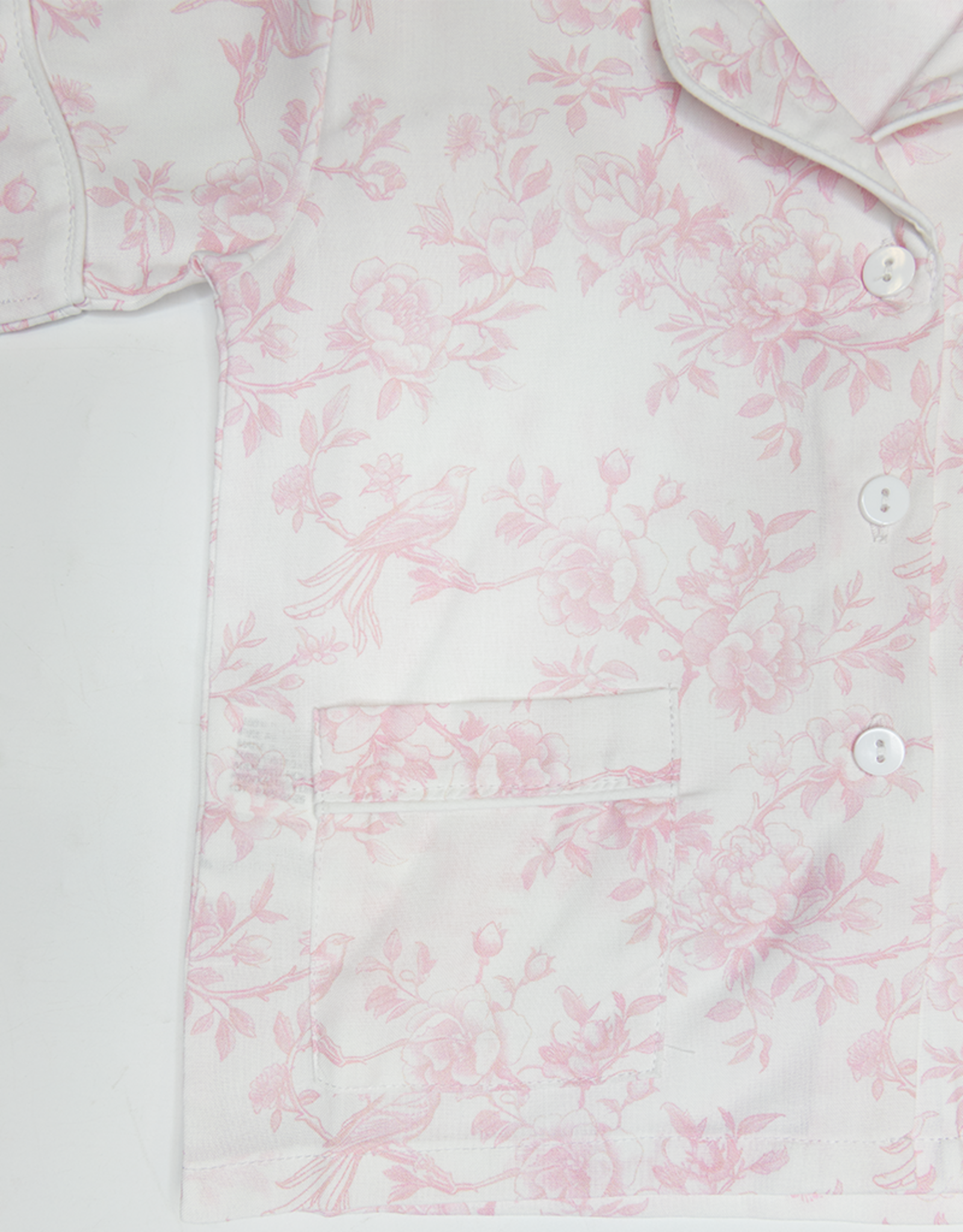 Sweet Dreams PJ275 Victoria Pink Toile Print Short PJ