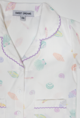 Sweet Dreams PJ271 Seashell Print Short PJ