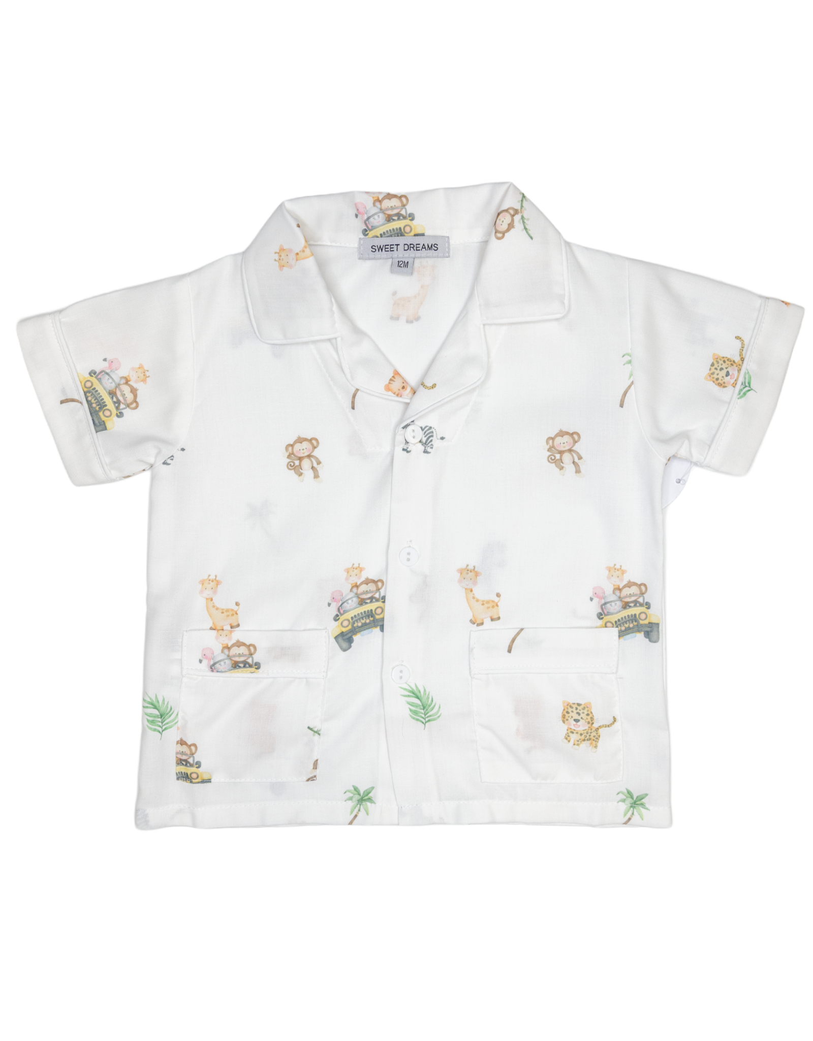 Sweet Dreams PJ268 Safari Print Short PJ