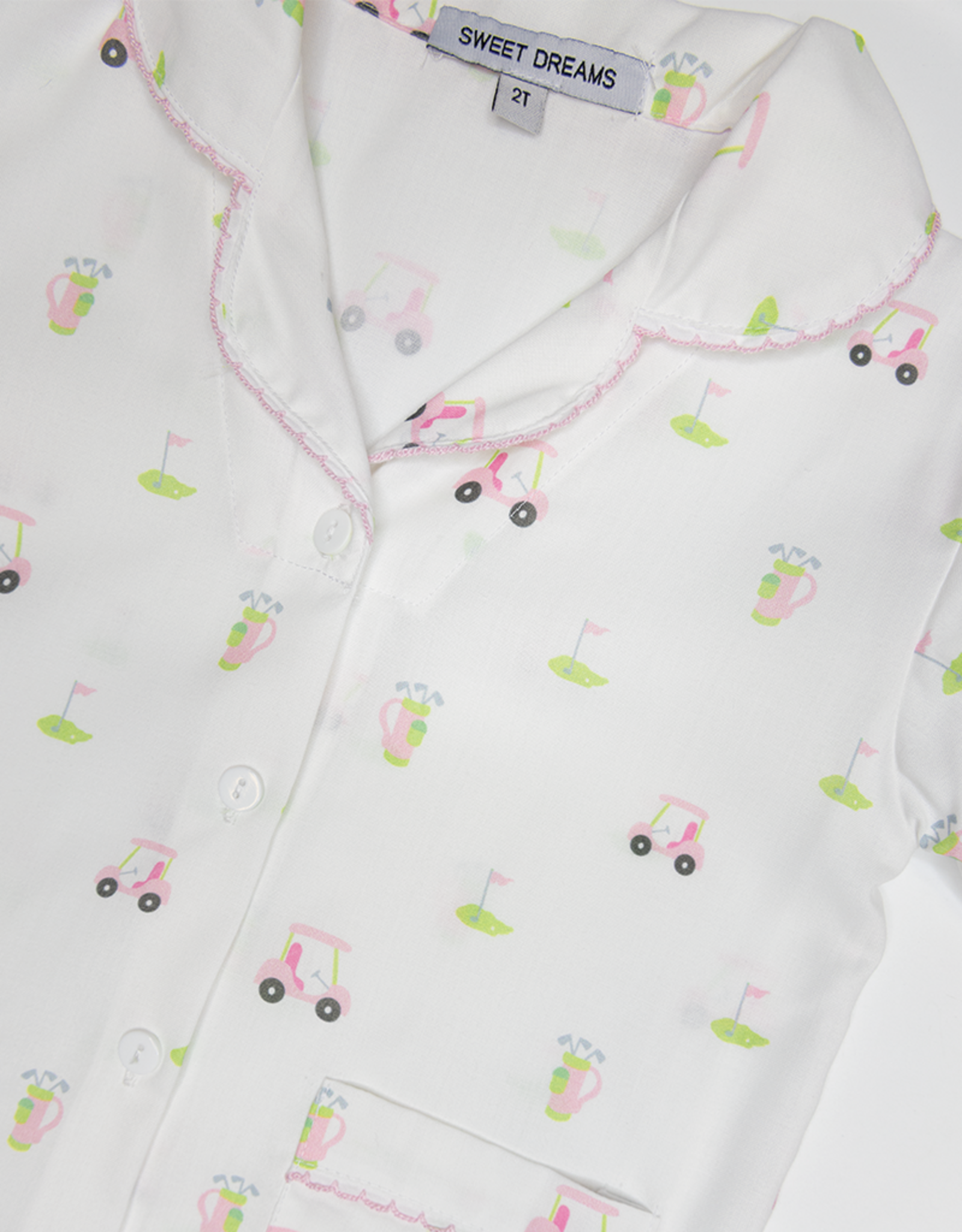 Sweet Dreams PJ199 Pink Golf Print PJ
