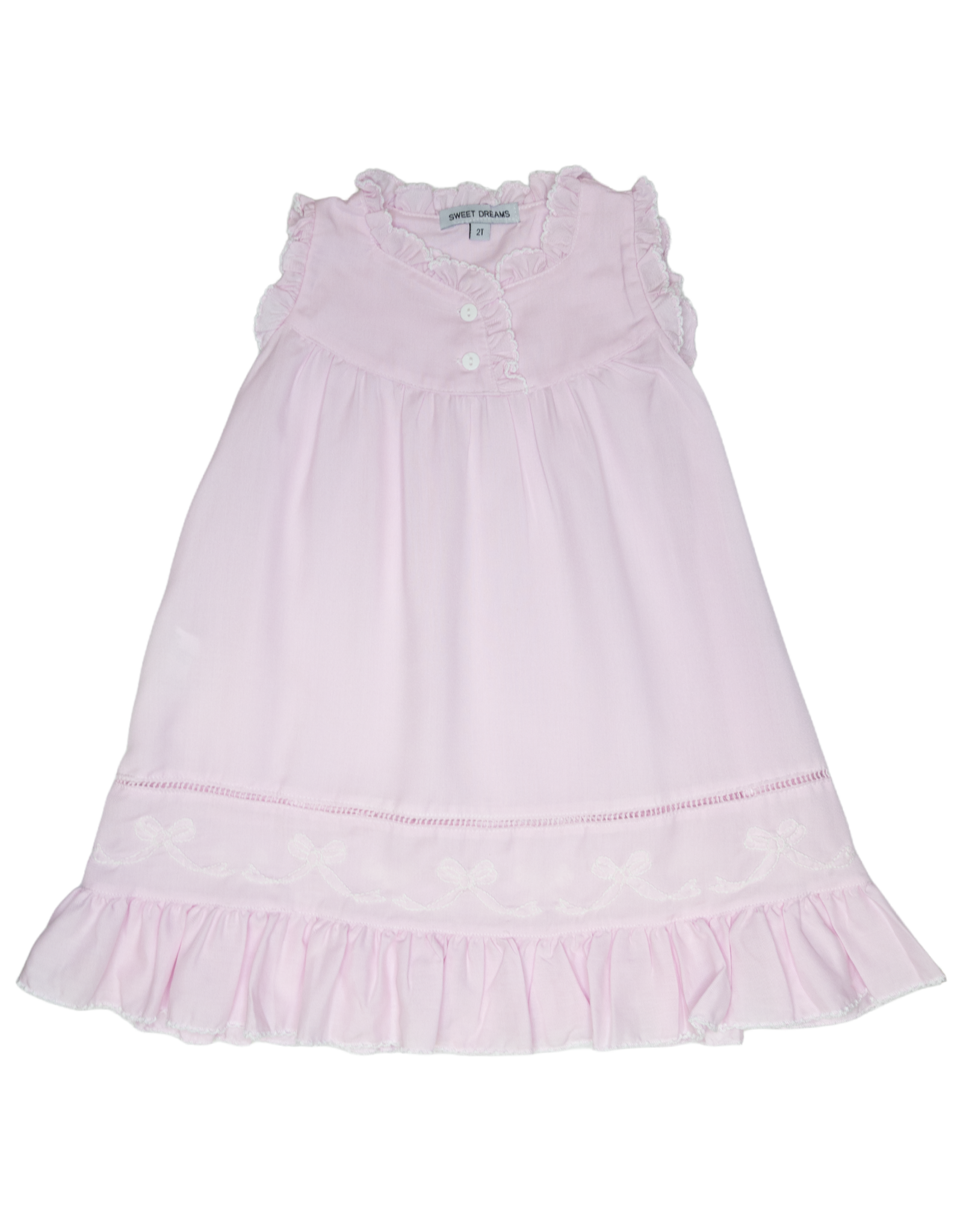 Sweet Dreams GO245 Shadow Stitch Pink Bow Gown