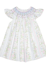 Sweet Dreams Valerie Rose Vine Print Smocked Dress