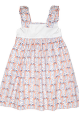 Sweet Dreams Patriotic Print Bow Shoulder Dress