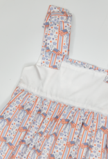 Sweet Dreams Patriotic Print Bow Shoulder Dress