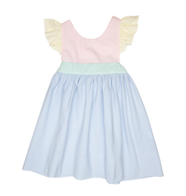 Sweet Dreams Colorblock Bow Back Dress
