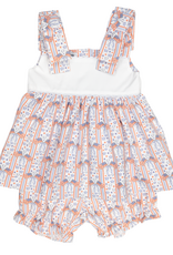 Sweet Dreams Patriotic Print Bow Shoulder Bloomer Set