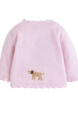 Little English LE Crochet Cardigan Pink Lab