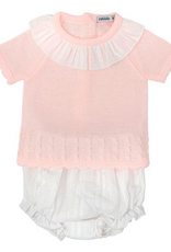 Babidu 40322 Pink/White Knitted Set