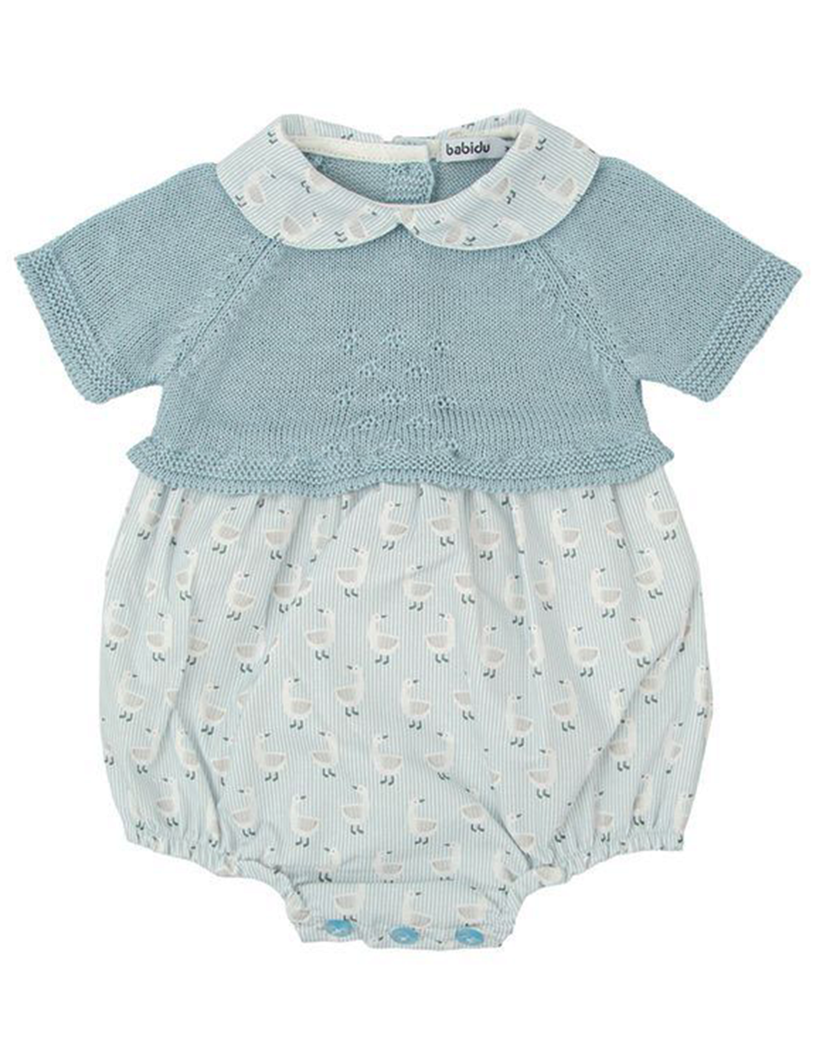 Babidu 33321 Blue Ducks Knitted Set