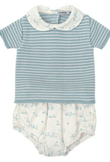 Babidu 42324 Blue Bunny Knitted Set