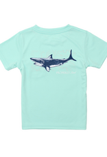 Properly Tied PT26 SS Performance Tee Topo Shark Seafoam