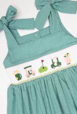 Lulu Bebe LBS26 Jackie Golf Smocked Dress