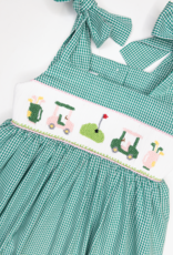 Lulu Bebe LBS26 Gigi Golf Smocked Bubble