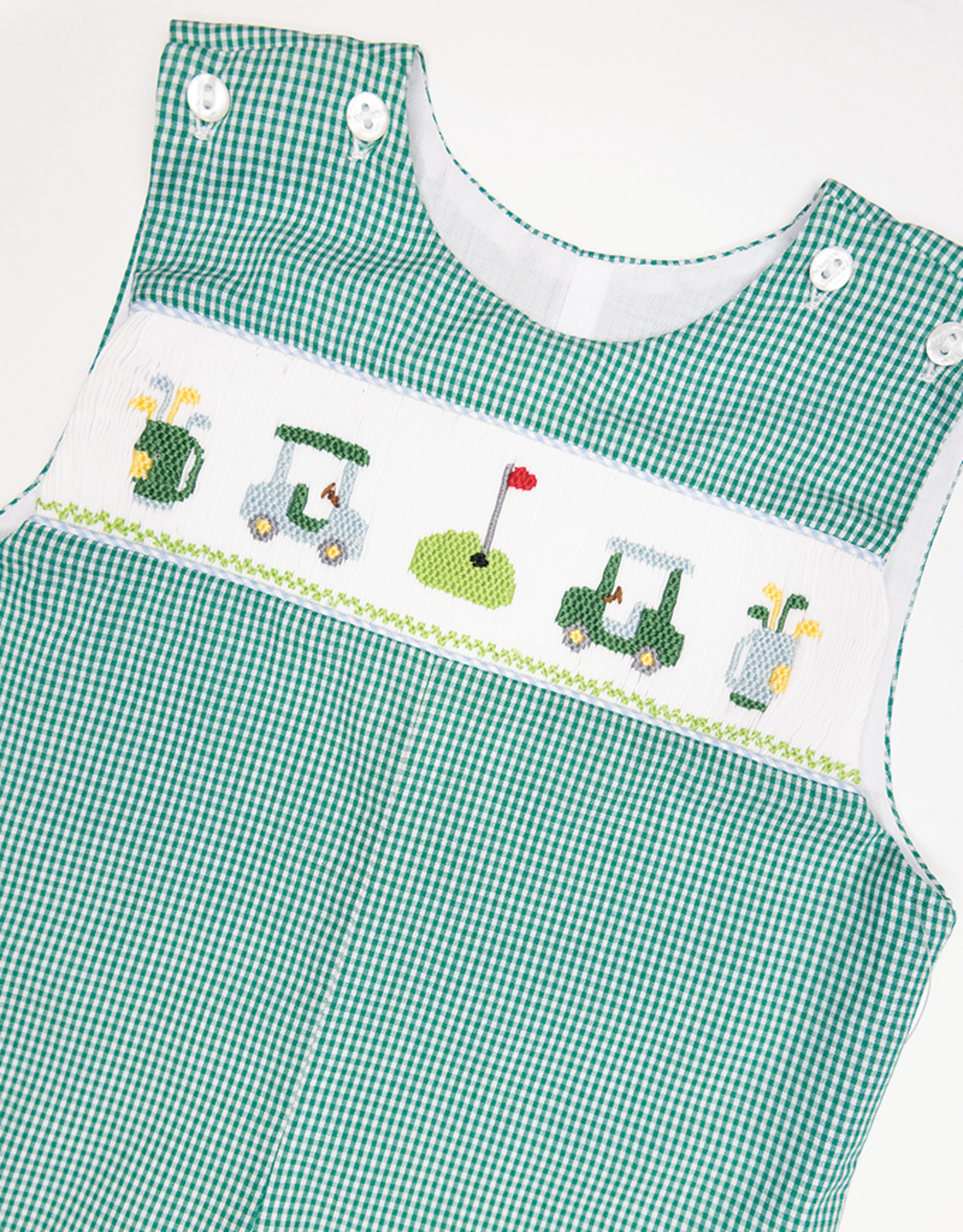 Lulu Bebe LBS26 Pete Golf Smocked Shortall
