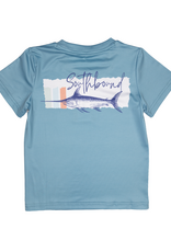 South Bound 4241 Performance Tee Stripe Fish