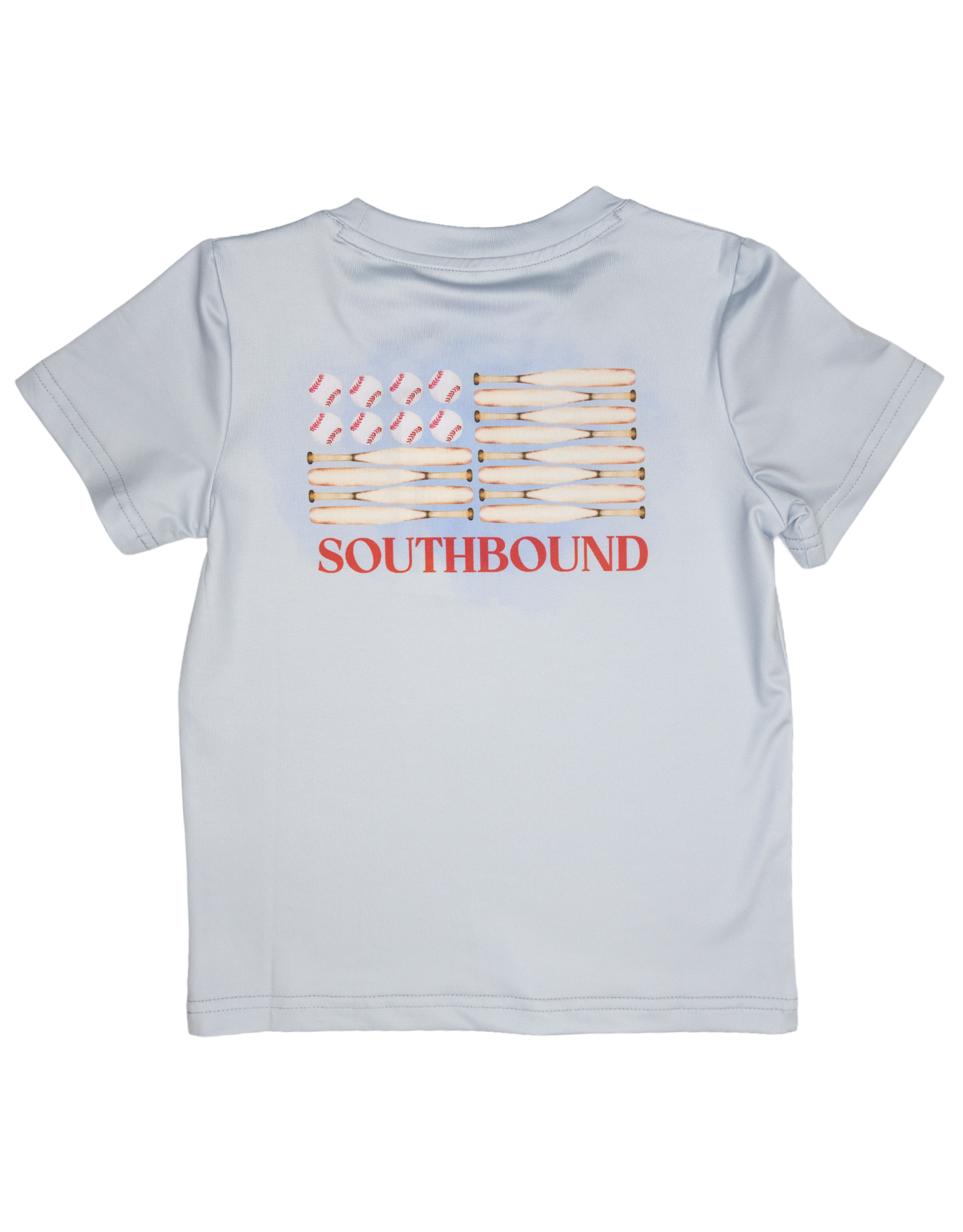 South Bound 4236 Performance Tee Baseball Flag