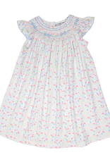 Three Sisters 729 In Full Bloom Knit Smocked Dress