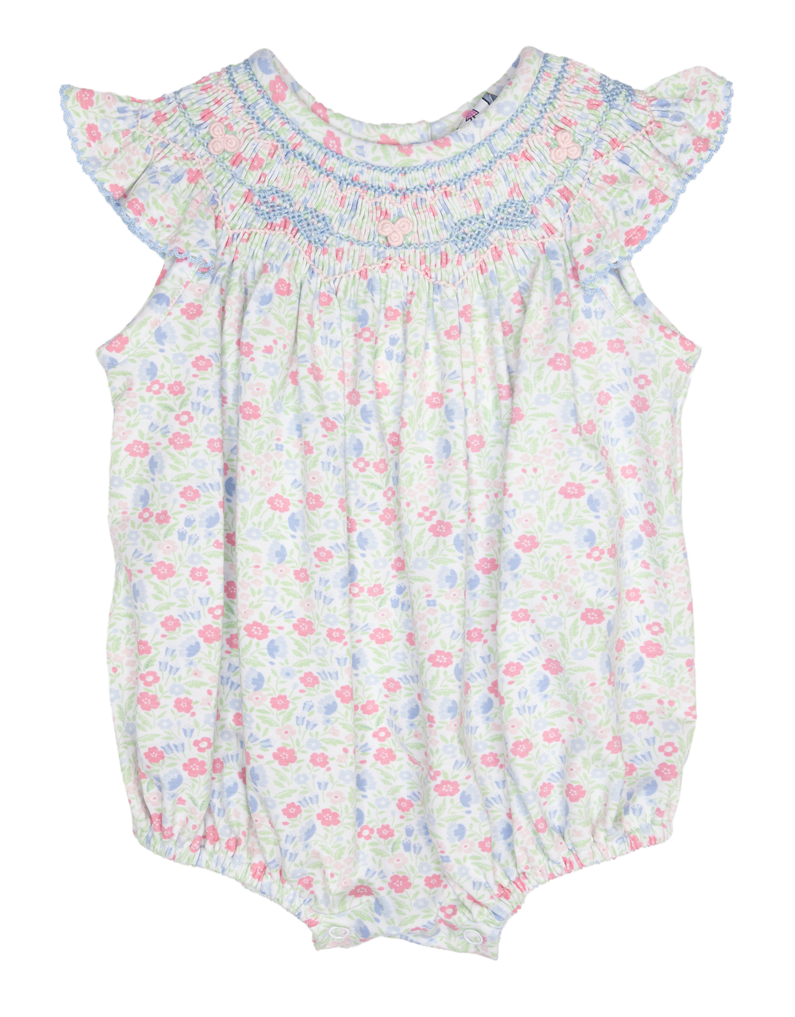 Three Sisters 728 In Full Bloom Knit Smocked Bubble