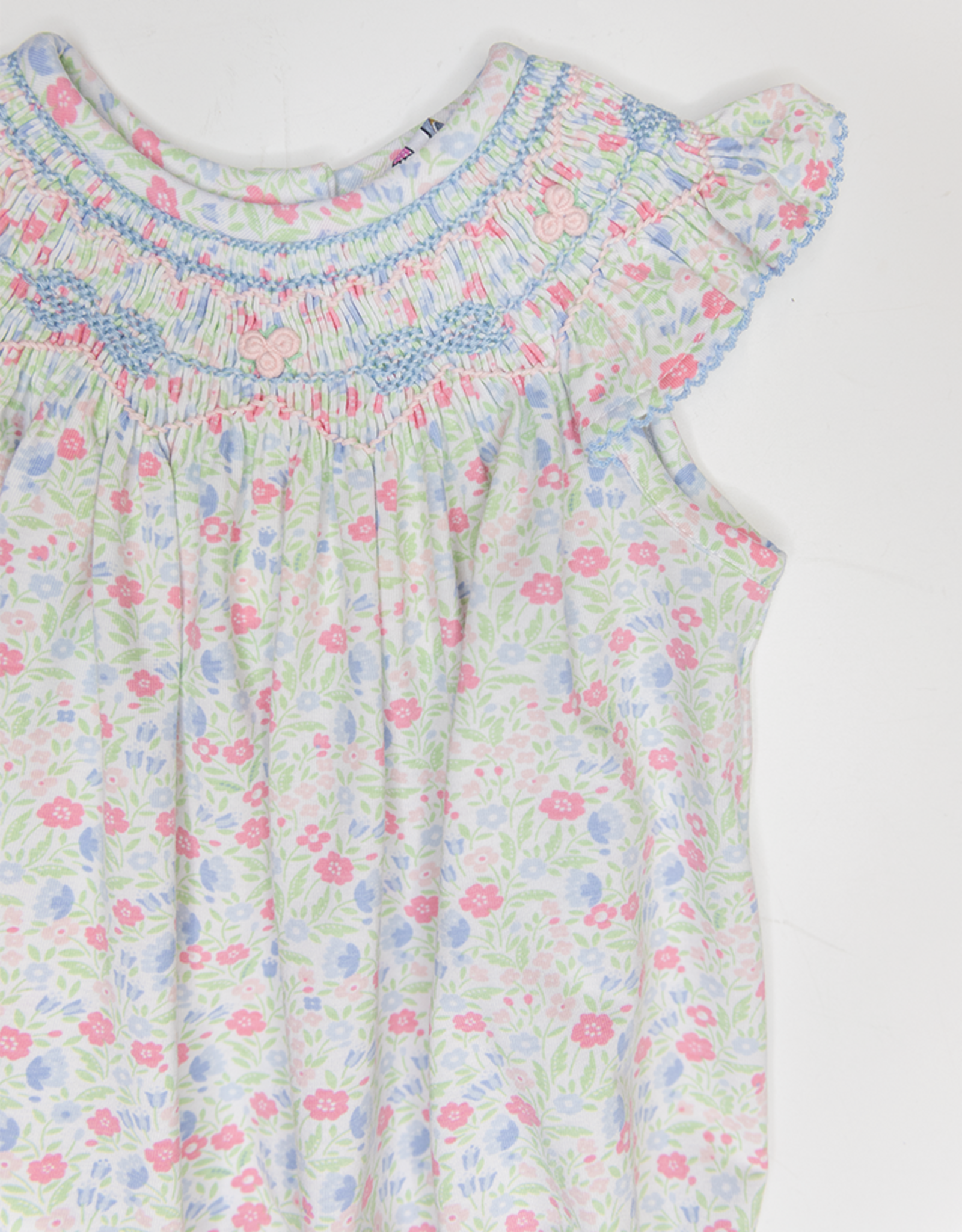 Three Sisters 728 In Full Bloom Knit Smocked Bubble