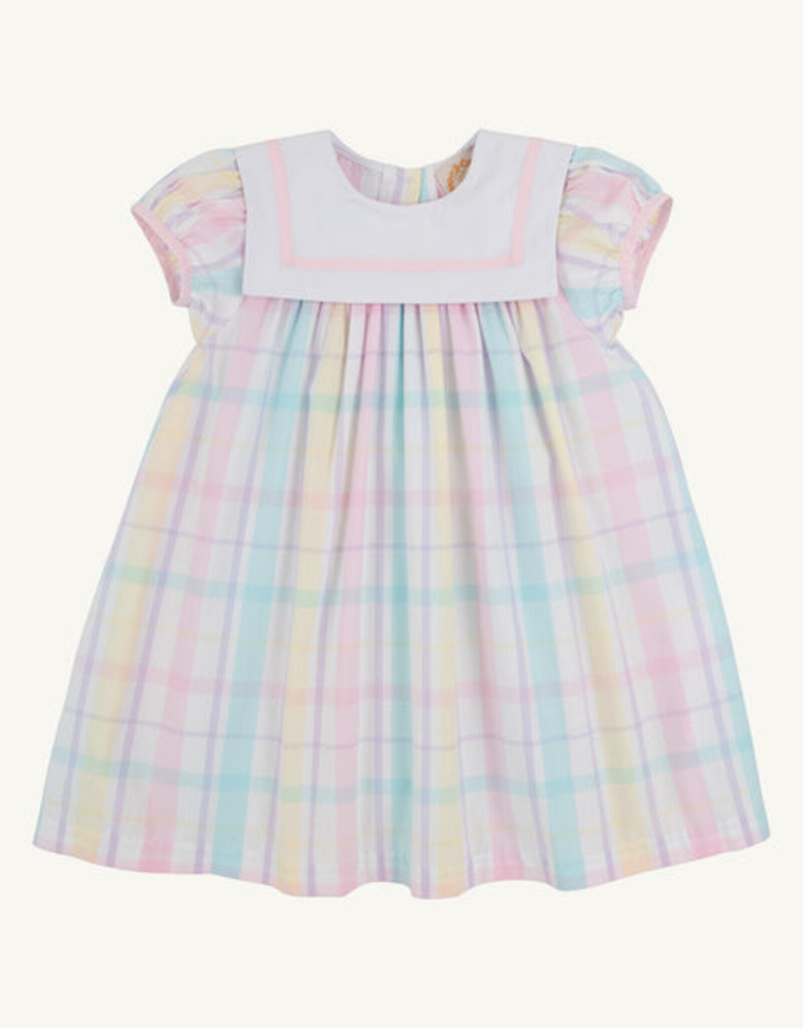 TBBC Stewart's Square Collar Dress Brunch Plate Plaid