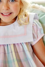 TBBC Stewart's Square Collar Dress Brunch Plate Plaid