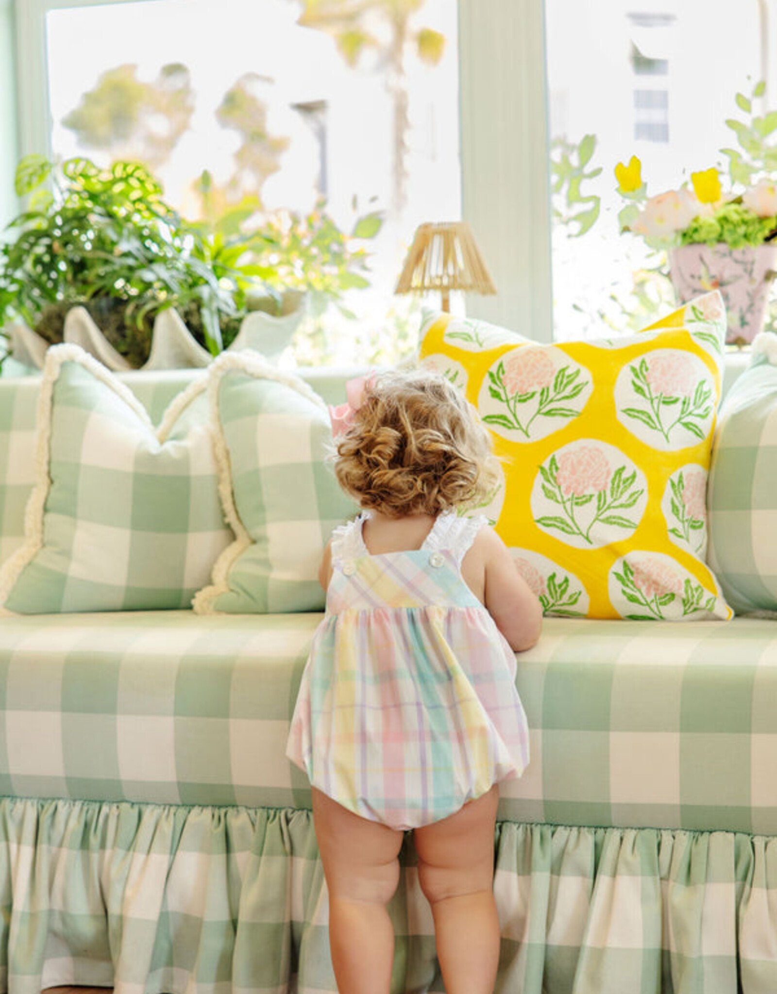 TBBC Bab's Bubble Brunch Plate Plaid