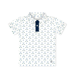 Set Athleisure Parker Polo Fairway Finder