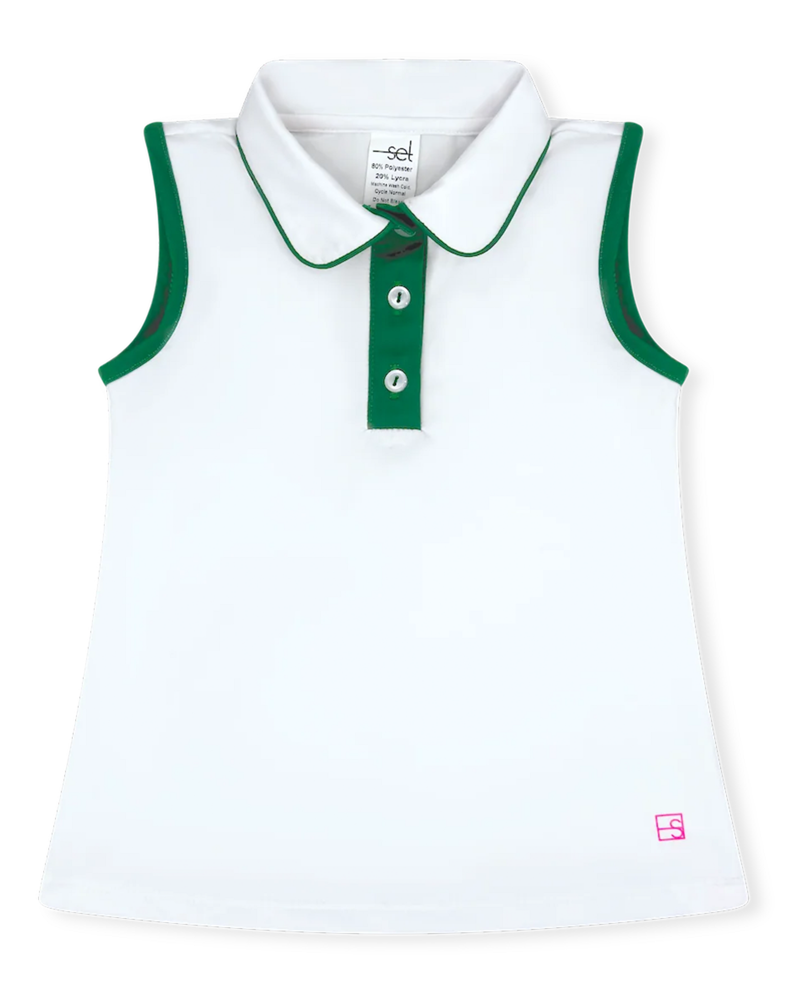 Set Athleisure Gabby Shirt Coconut/Augusta Green