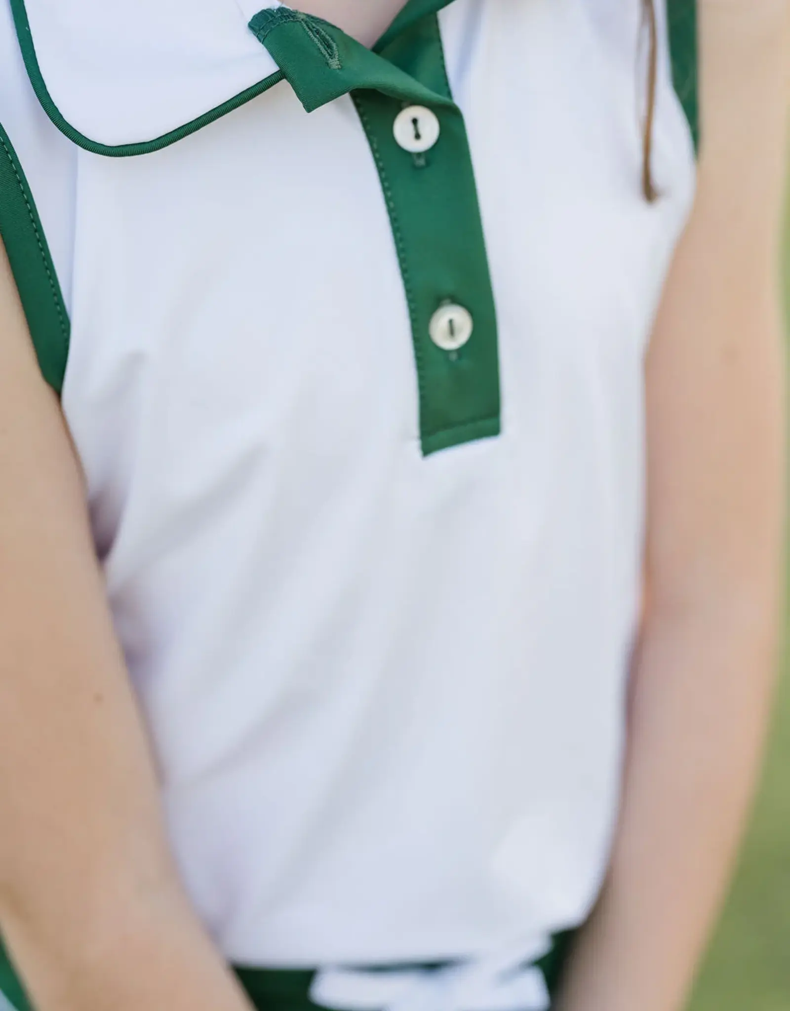 Set Athleisure Gabby Shirt Coconut/Augusta Green