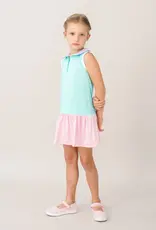 Set Athleisure Darla Dropwaist Dress Turquoise/Pink/Purple