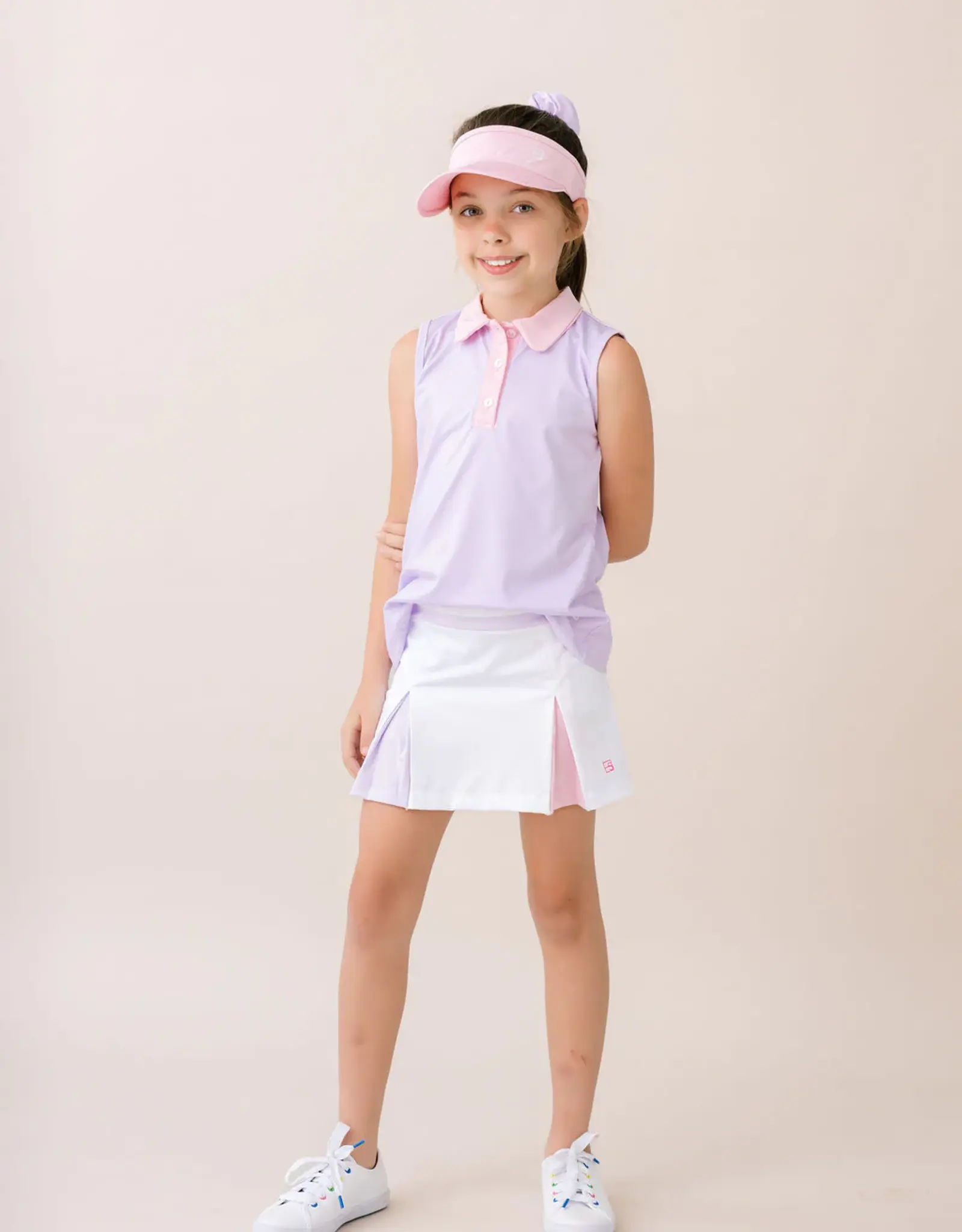 Set Athleisure Courtney Skort Coconut/Pink/Purple