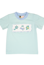 Banana Split 238 Airplane Smocked Shirt