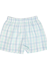 Banana Split 238 Blue/Mint Check Short