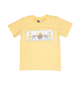 Banana Split Noah Ark Smocked Shirt