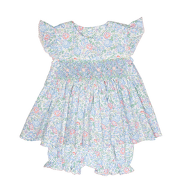 Banana Split Garden Delight Smocked Bloomer Set