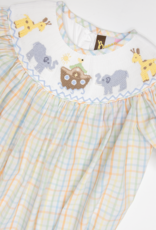 Banana Split 207 Noah Ark GIRL Smocked Bubble